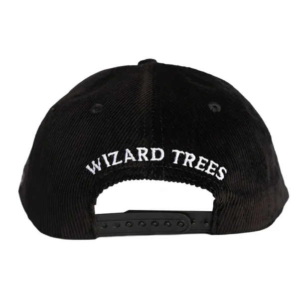 LA Corduroy Hat - Black - Back