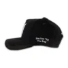 LA Corduroy Hat - Black - Left Side