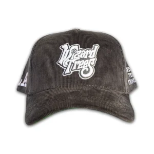 LA Corduroy Hat - Grey - Front